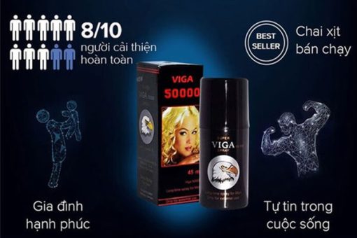 Viga 50000 Đức (Loại Chính Hãng) - Hỗ Trợ Chống Xuất Sớm