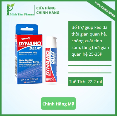 Chai Xịt Dynamo Delay - Giải Pháp Kéo Dài Thời Gian Hiệu Quả