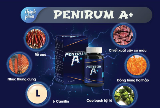 Viên uống Penirum A+ Tăng Cường Sinh lý Nam