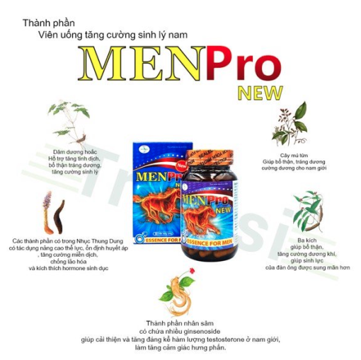 Viên Uống Men Pro New Tăng Cường Sinh Lý Nam