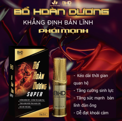 Chai Xịt Bổ Hoàn Dương Plus - Kéo Dài Thời Gian 45 Phút