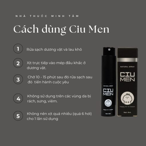 Chai Xịt Ciumen Chính Hãng - Xịt Kéo Dài Thời Gian