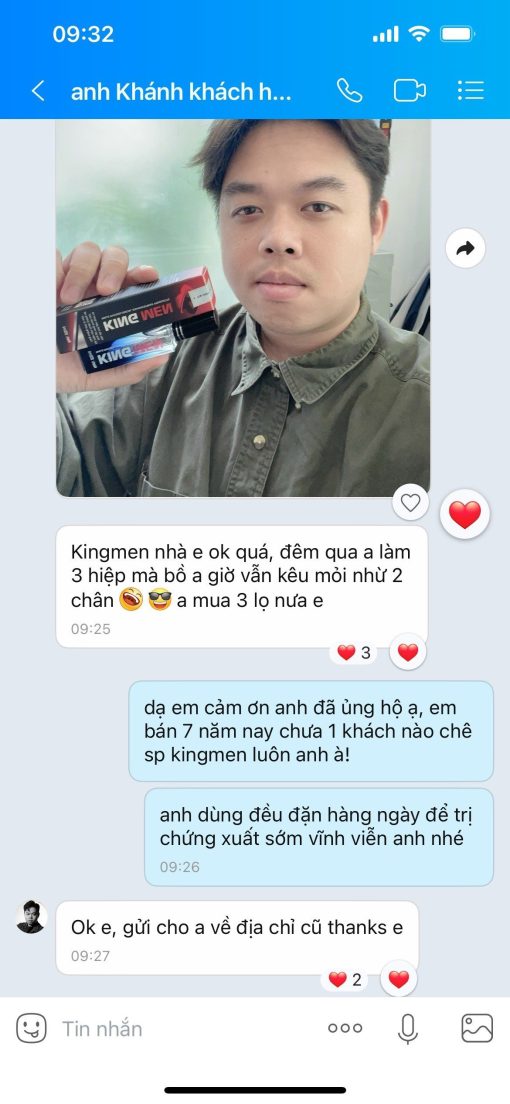 Chai Xịt King Men Chính Hãng - Tăng Cường Sinh Lý Nam