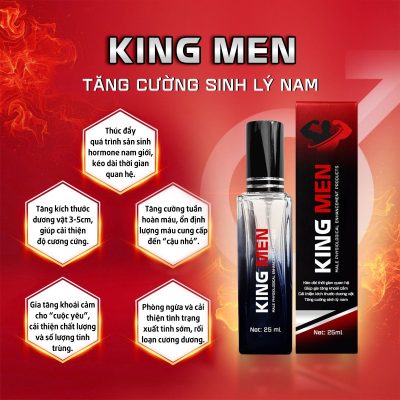 Chai Xịt King Men Chính Hãng - Tăng Cường Sinh Lý Nam