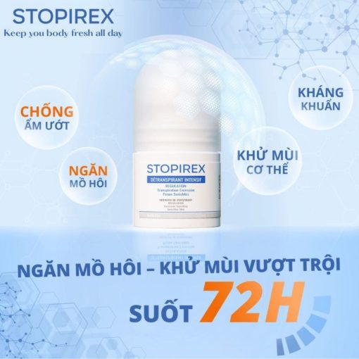 Lăn Khử Mùi Stopirex Ngăn Tiết Mồ Hôi Chuyên Sâu