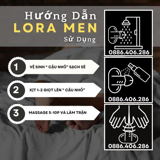 Chai Xịt Lora Men PLus Chính Hãng