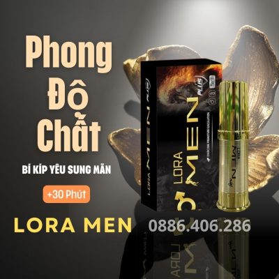 Chai Xịt Lora Men PLus Chính Hãng