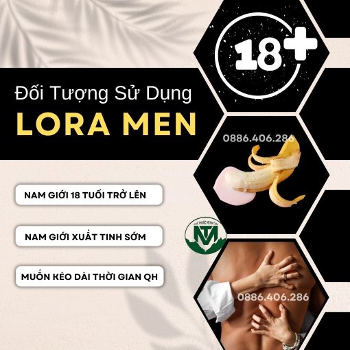 Chai Xịt Lora Men PLus Chính Hãng