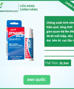 Chai Xịt Dynamo Delay Mỹ Chính Hãng