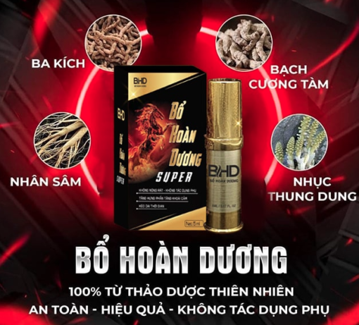 Xịt Bổ Hoàn Dương Chính Hãng - Chống Xuất Sớm Cho Nam