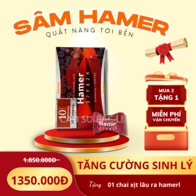 Kẹo Sâm Hamer Bí Quyết Sung Mãn Cho Phái Mạnh