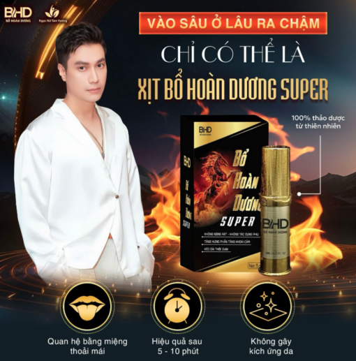Chai Xịt Bổ Hoàn Dương Super – Kéo Dài Cuộc Yêu