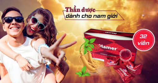 Kẹo Sâm Hamer Bí Quyết Sung Mãn Cho Phái Mạnh