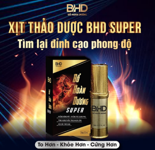 Chai Xịt Bổ Hoàn Dương Super – Kéo Dài Cuộc Yêu